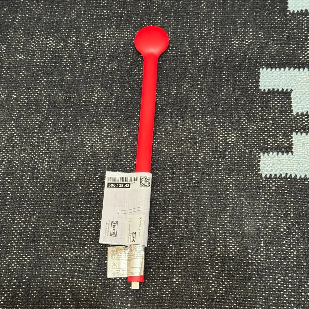 IKEA HÖSTULOTA LED USB-C Lamp, Red, 506.128.42